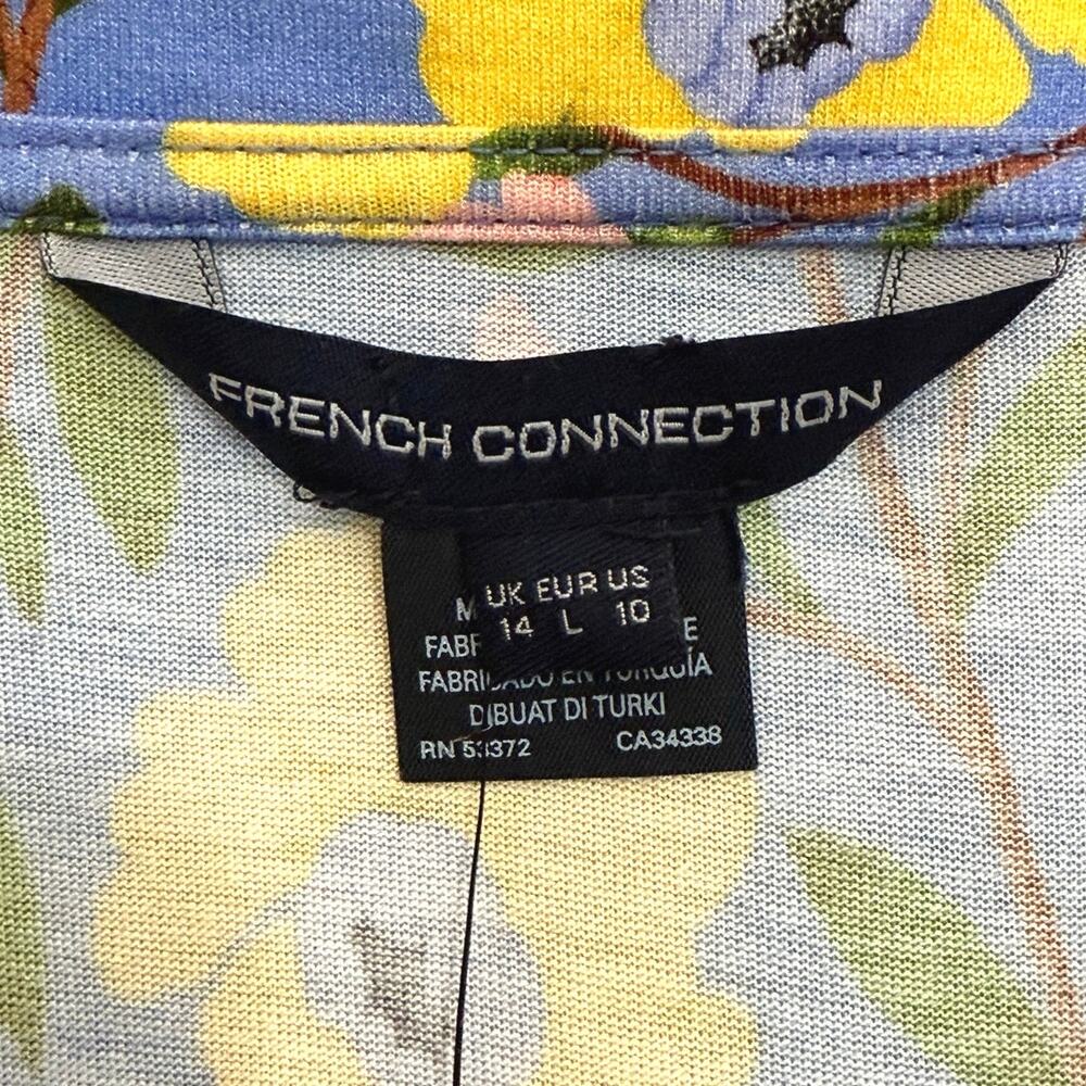 NWT French Connection Eloise Meadow Jersey VNeck Dress size 10 - Picture 11 of 15